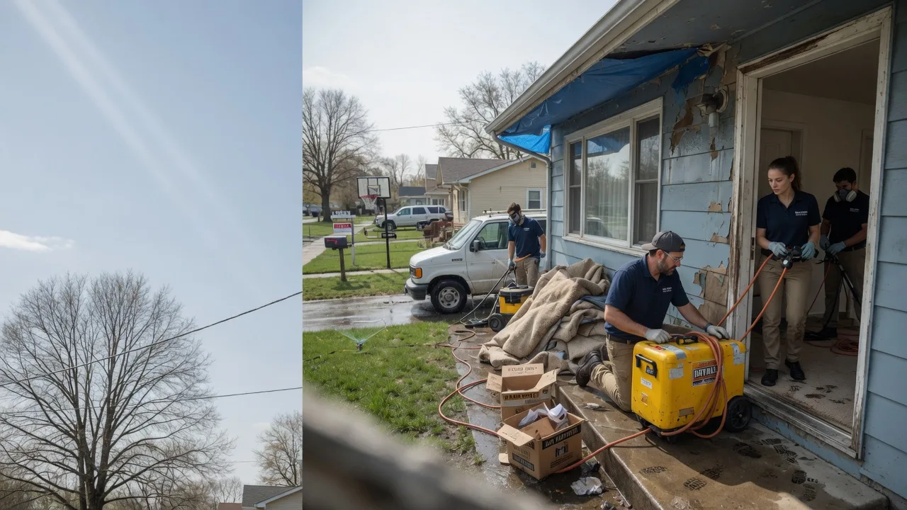Basement Flood Cleanup in Lincoln, MO near me